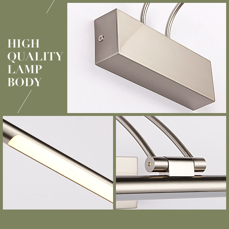 modern vanity lights hotel fixture bathroom lighting chrome  led mirror lamp waterproof bathroom vanity light