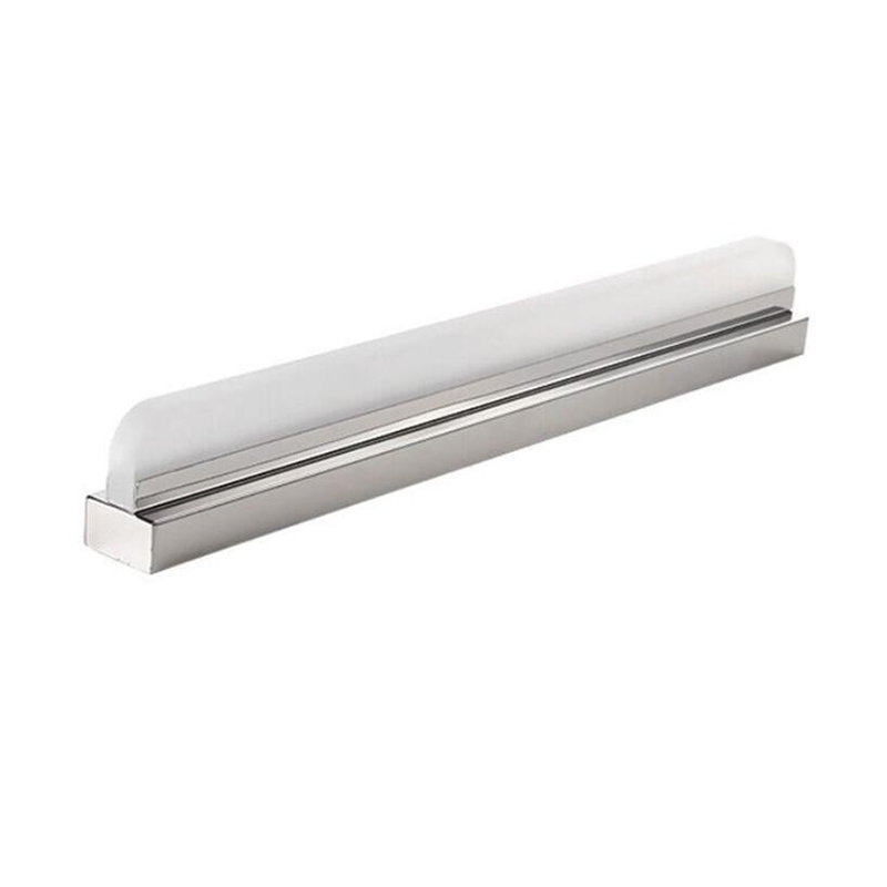 12w, 52cm long high polished stainless steel housing wall bathroom led vanity strip light for mirror