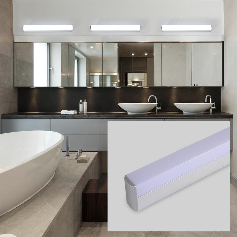 2022 Modern 12W Vanity Mirror Light Wall Mounting Bathroom Wall Lamp Chrome Paint LED Mirror Light