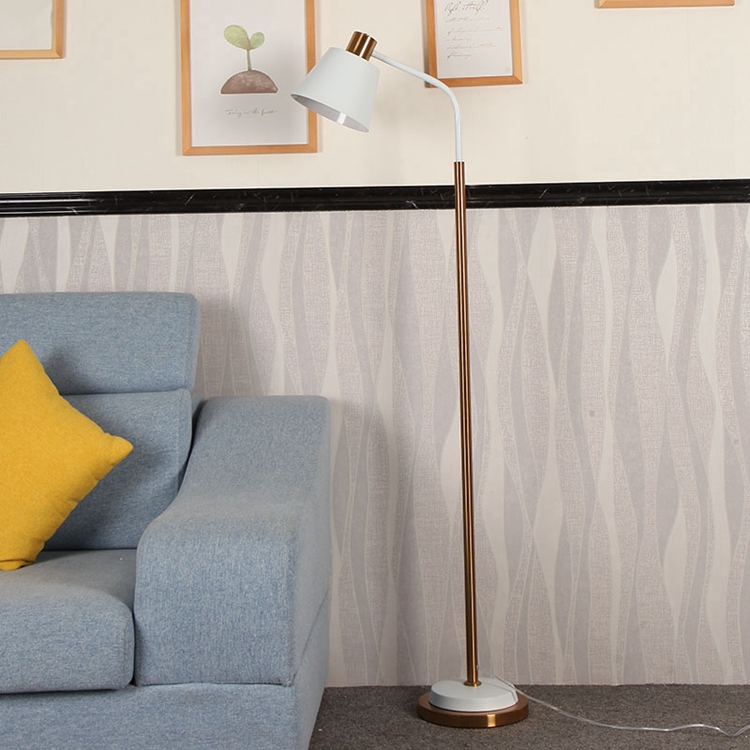 Modern simple European style hotel villa floor lamp individual creativity fashion bedroom living room study sofa warm fl