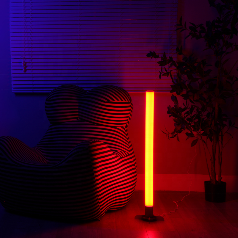 VALED High quality  modern led rgbw  360 degree floor lamp luxury modern standing APP lamp