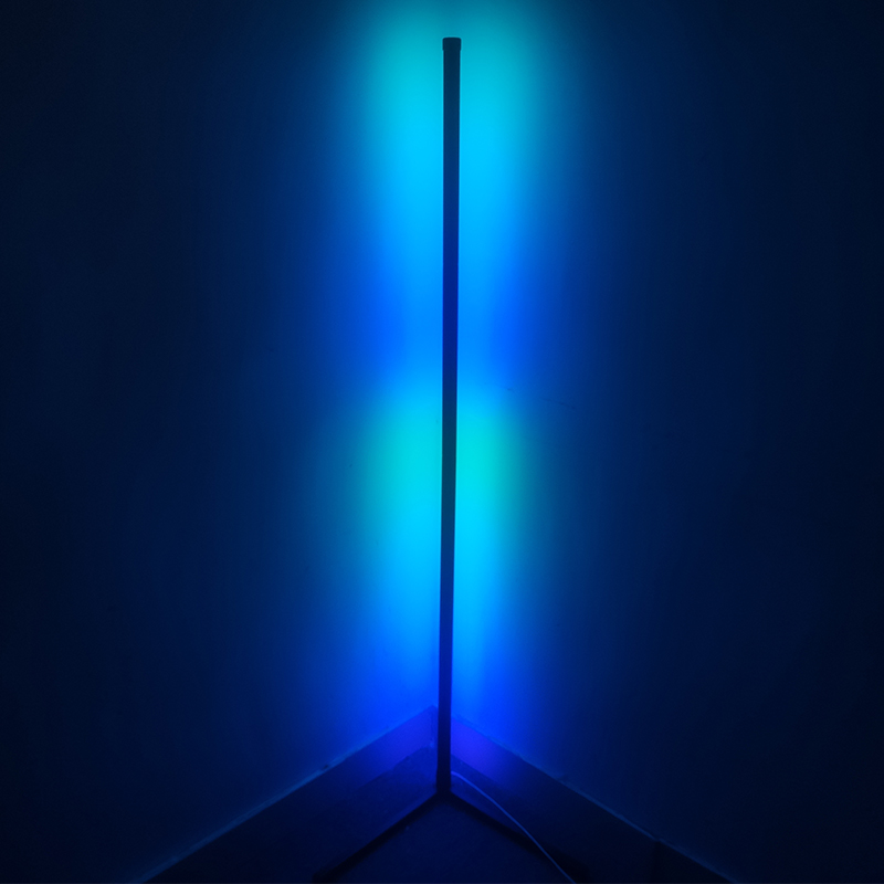 RGB remote control Corner Floor Lamp Nordic Decoration Home Floor Lamps for Living Room Bedroom