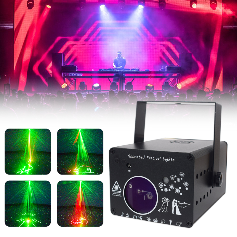halloween light Event Party Supplies Holiday Lighting dj music laser Party decorations light animated projector at home 