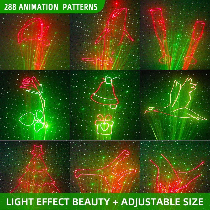 halloween light Event Party Supplies Holiday Lighting dj music laser Party decorations light animated projector at home 