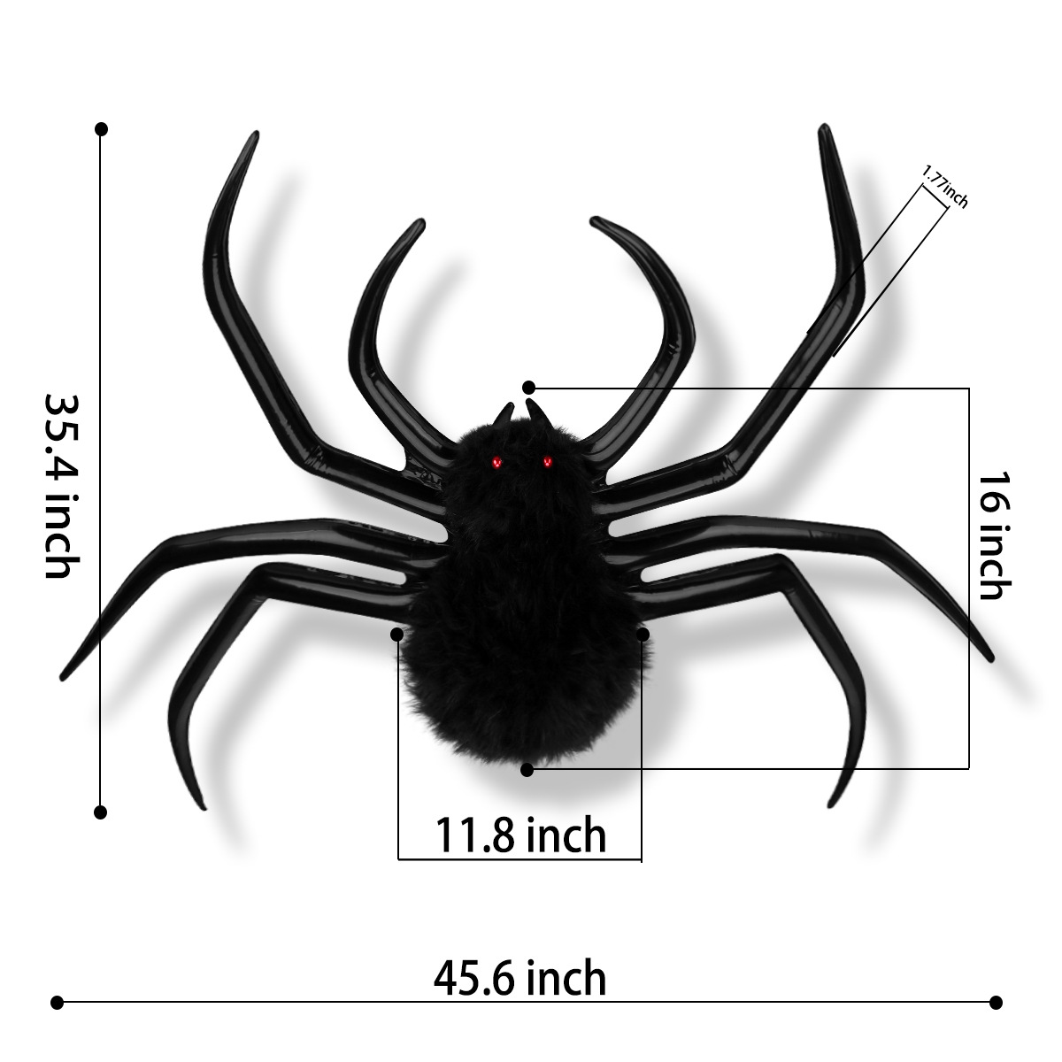 Halloween party  triangle spider-net lights courtyard decoration LED spider net light