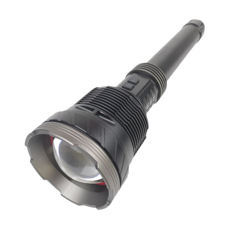 Aluminium alloy rechargeable light COB flashlights high lumens 100000 torch light long range