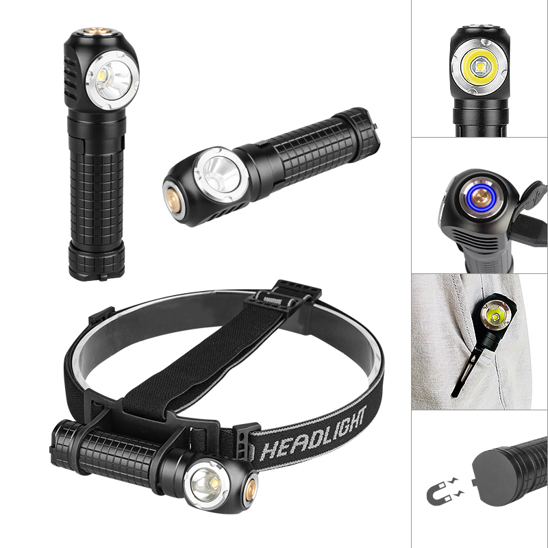 XML L2 rechargeable high lumen aluminum flashlight headlamp head flashlight light torch