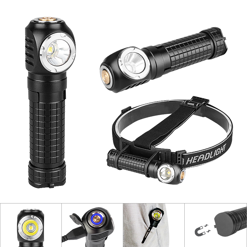 XML L2 rechargeable high lumen aluminum flashlight headlamp head flashlight light torch