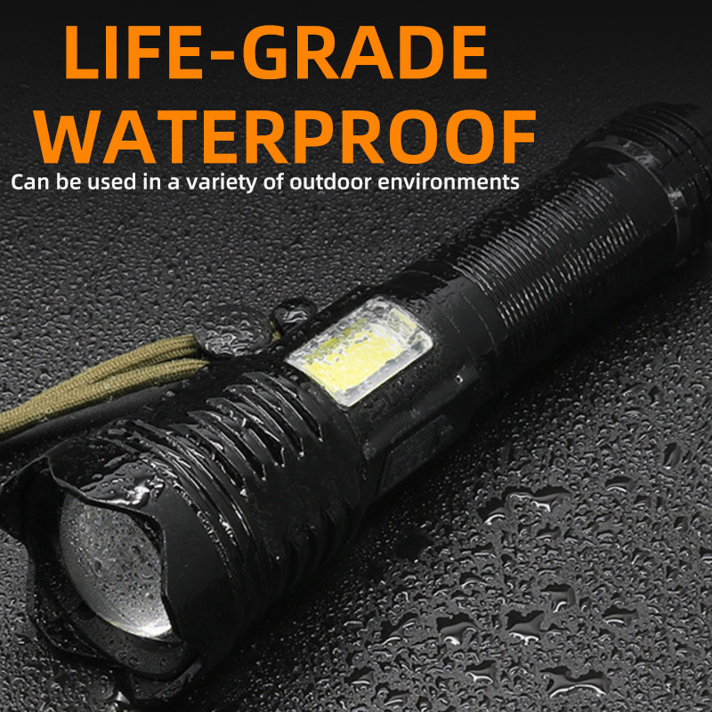 Super Bright Linternas 25w 8 Modes Rechargeable Hunting Flash Light Long Range Torch Light Waterproof LED Flashlight Tac