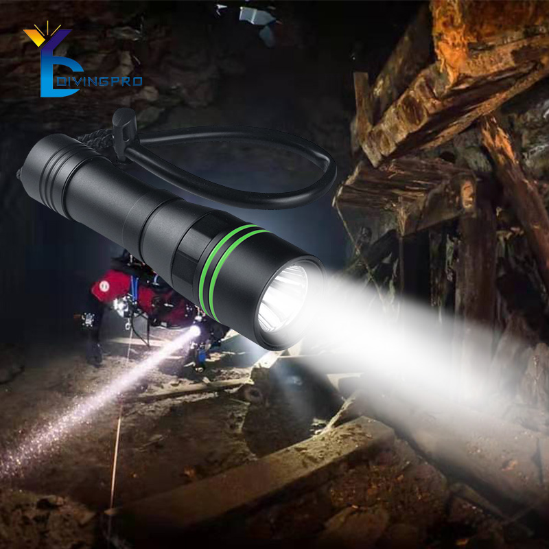 Scuba Diving Flashlight Dive Torch 1000 Lumen Waterproof Underwater LED  flashlight
