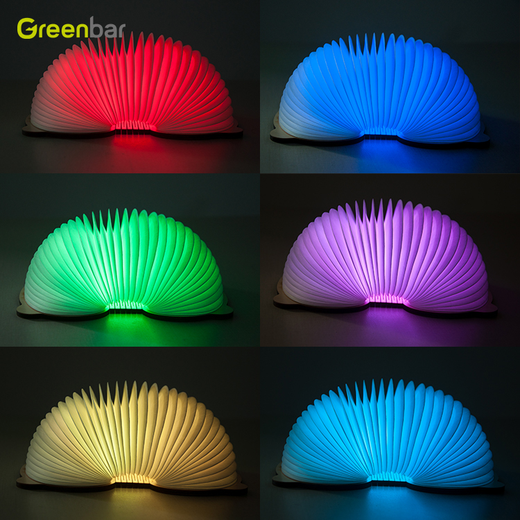 hot selling  Mini Folding Book Lamp LED Night Reading Light book led light for Kids