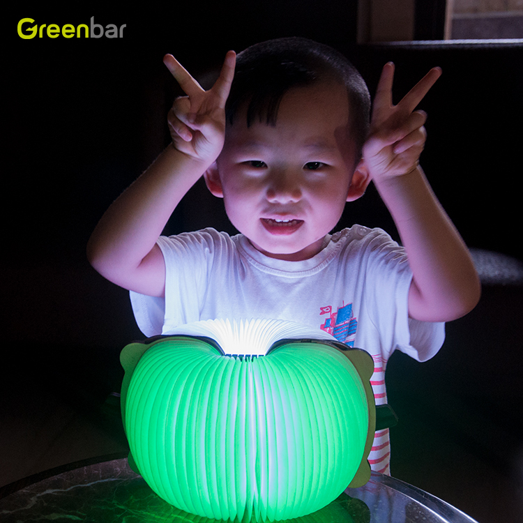 hot selling  Mini Folding Book Lamp LED Night Reading Light book led light for Kids