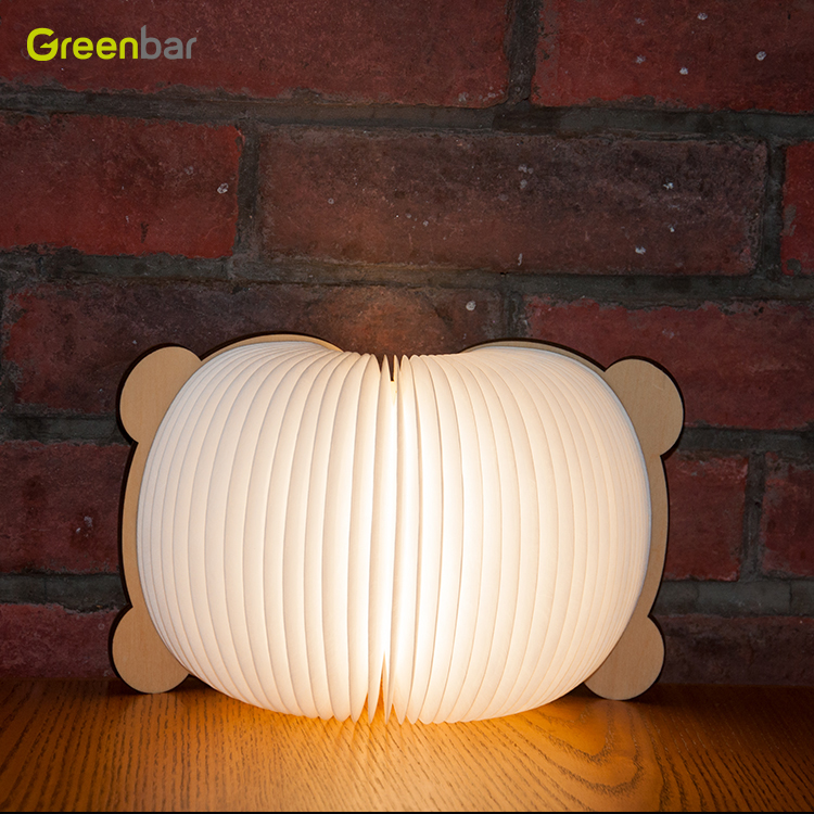 hot selling  Mini Folding Book Lamp LED Night Reading Light book led light for Kids