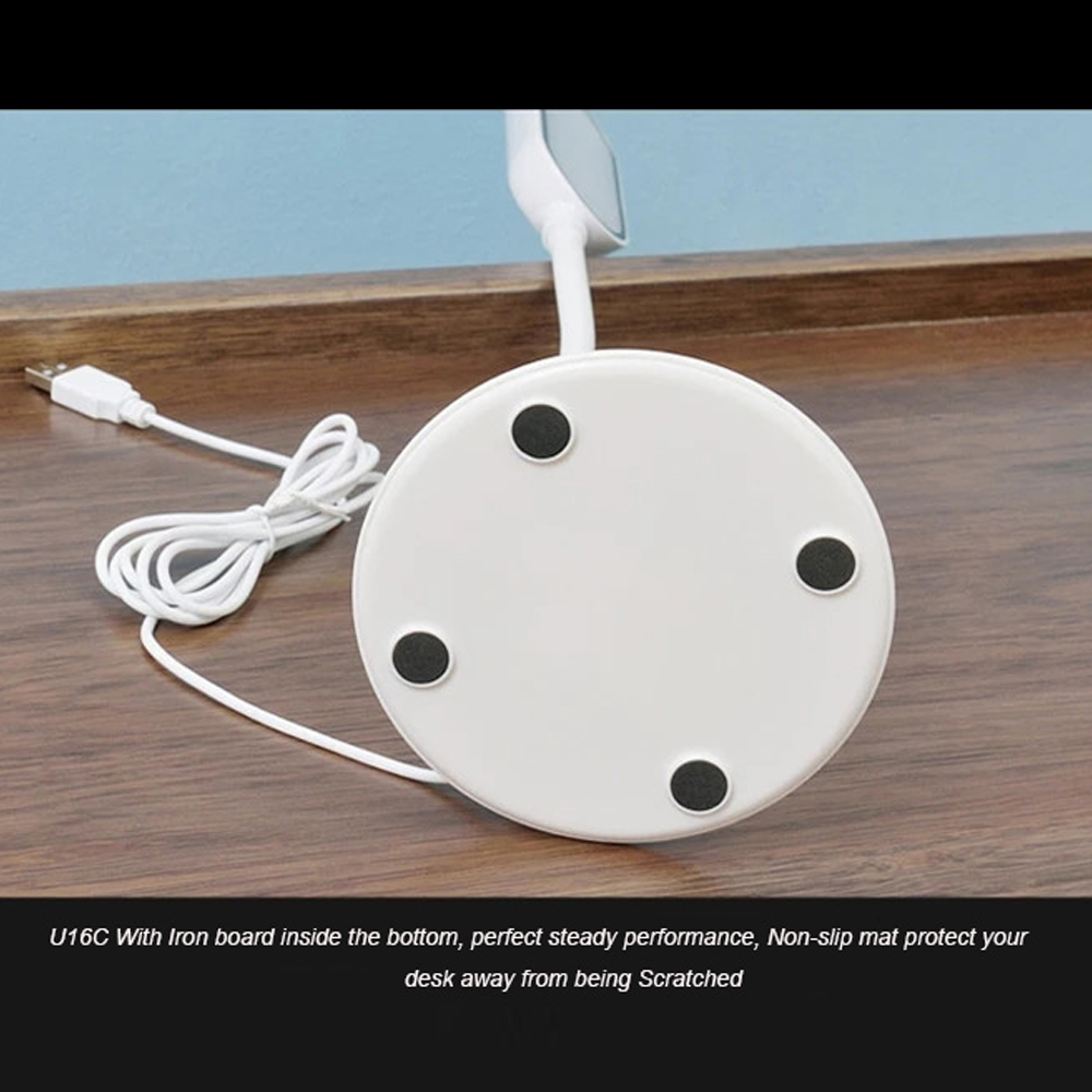 Book Reading Lamp Eye Caring Led Desk Lamp Desk Led Light Magnifier Lamp with Us Power Cable and Flexible Goose Neck 12x