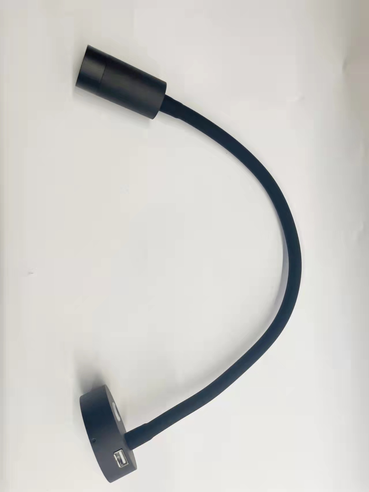 Black color Adjustable led book reading lamp with usb car usb rechargeable dimmable RV reading light Boat yacht reading 