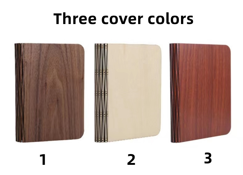 Hot Sale 3/5 Colors Wooden Folding Led Book Lamp Reading Book Light Night Book Lights For Gifts