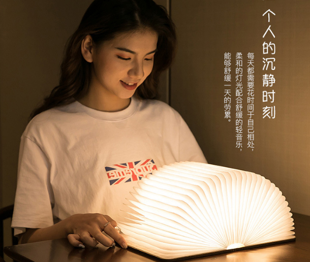  hot sale lumio book lamp colorful lights with direct price folding paper book lamp
