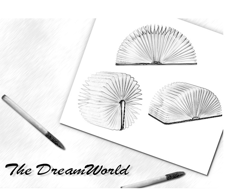  hot sale lumio book lamp colorful lights with direct price folding paper book lamp