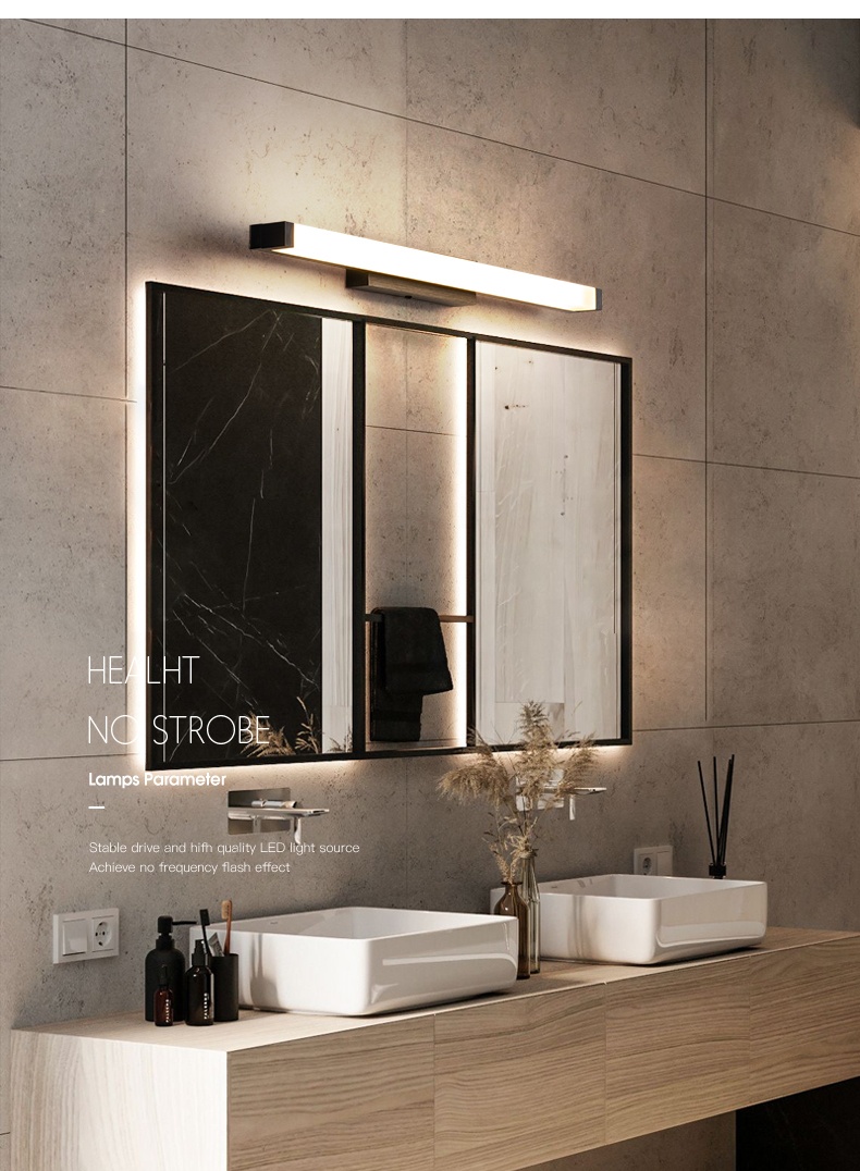 Modern LED Mirror Light 6W 12W  Indoor Long Wall Lights Bedroom Living Room bathroom wall mirror lamp