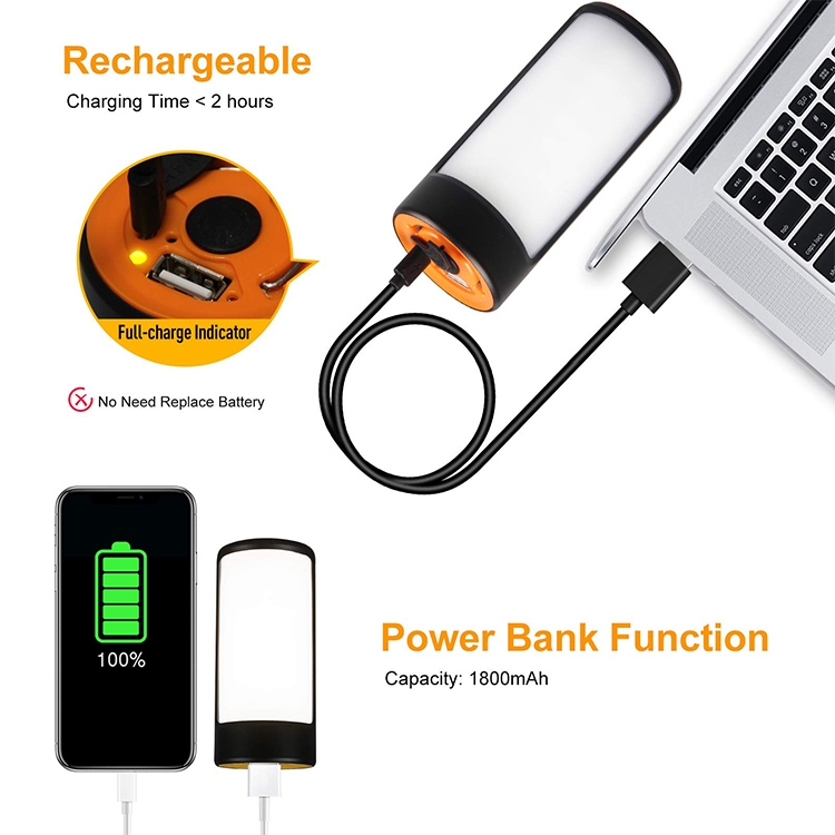 High quality 2 PCS LED LED Outdoor Camping Tent Lamp Portable Waterproof Emergency Light Camping light