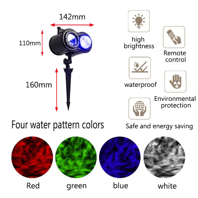 LED animation card pattern Christmas Decoration Light Outdoor Lawn Lamp Garden Light Halloween lights