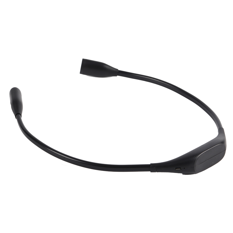 Touchable usb rechargedable hands free flex neck led reading book light