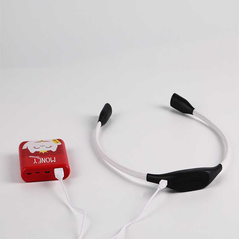 Touchable usb rechargedable hands free flex neck led reading book light