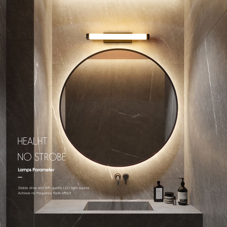 Modern LED Mirror Light 6W 12W  Indoor Long Wall Lights Bedroom Living Room bathroom wall mirror lamp