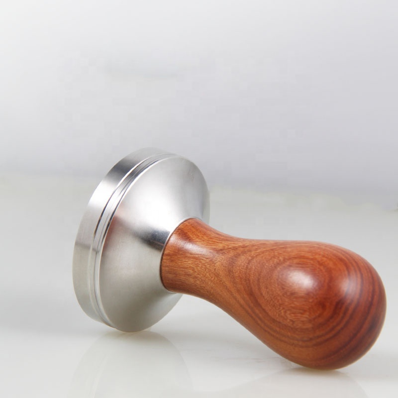 Coffee Tea & Espresso Supplies Espresso Stainless Steel Coffee Wooden Tamper, Tamper Coffee