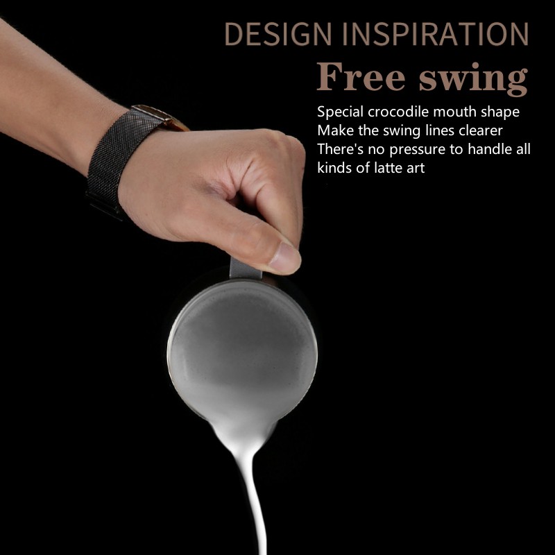 Coffee Tools Polishing Surface Stainless Steel Milk Frother for Espresso Coffee Drink Latte Cup Coffee Milk Pitcher Bari