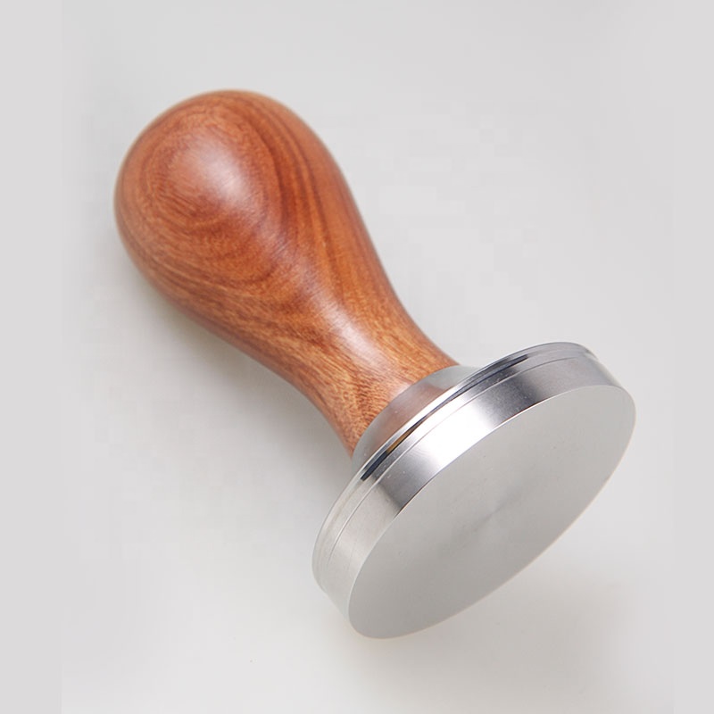 Coffee Tea & Espresso Supplies Espresso Stainless Steel Coffee Wooden Tamper, Tamper Coffee