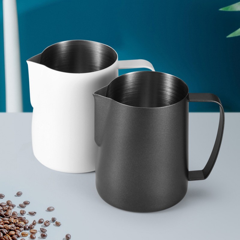 Coffee Tools Polishing Surface Stainless Steel Milk Frother for Espresso Coffee Drink Latte Cup Coffee Milk Pitcher Bari