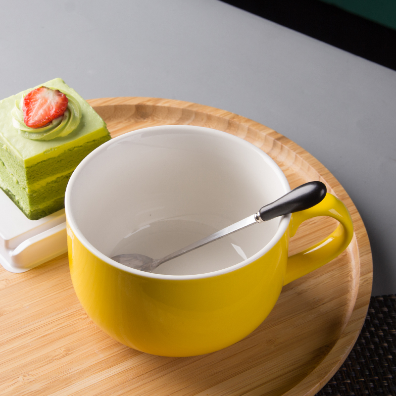  supply hot sell black color  bone china ceramic porcelain tea / milk / coffee / espresso mug cup