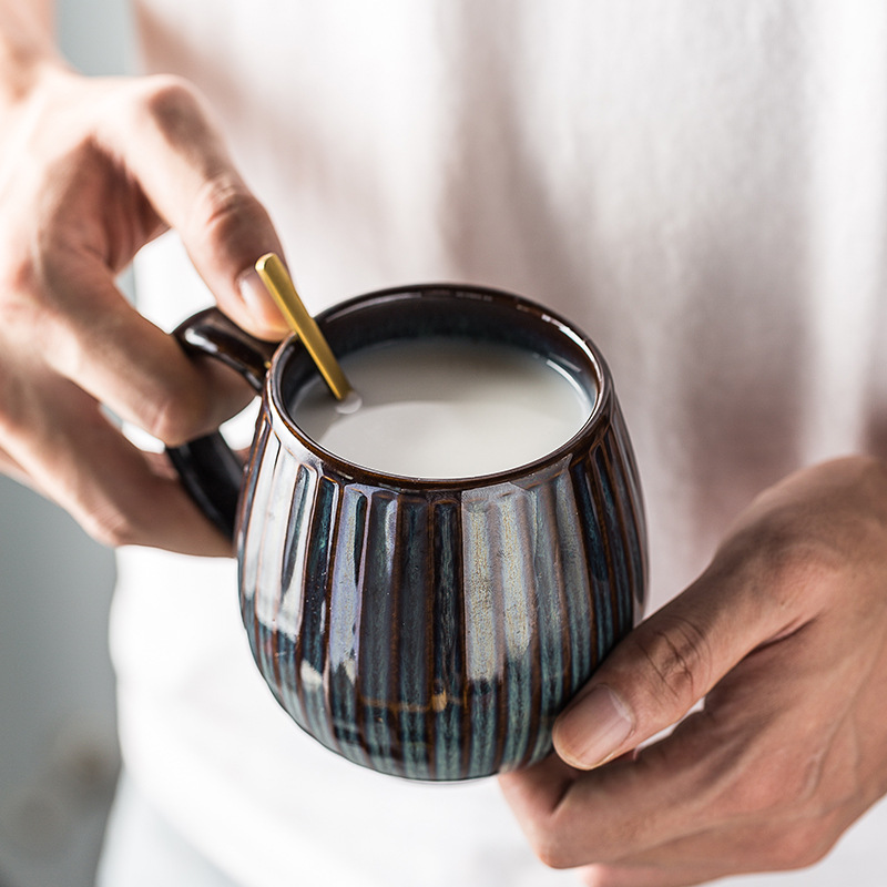 480ml Chinese Kung Fu Clear Tea Water Cups Sets Japanese Style Ceramic Clay Tea Service Arabic Espresso Coffee Cup