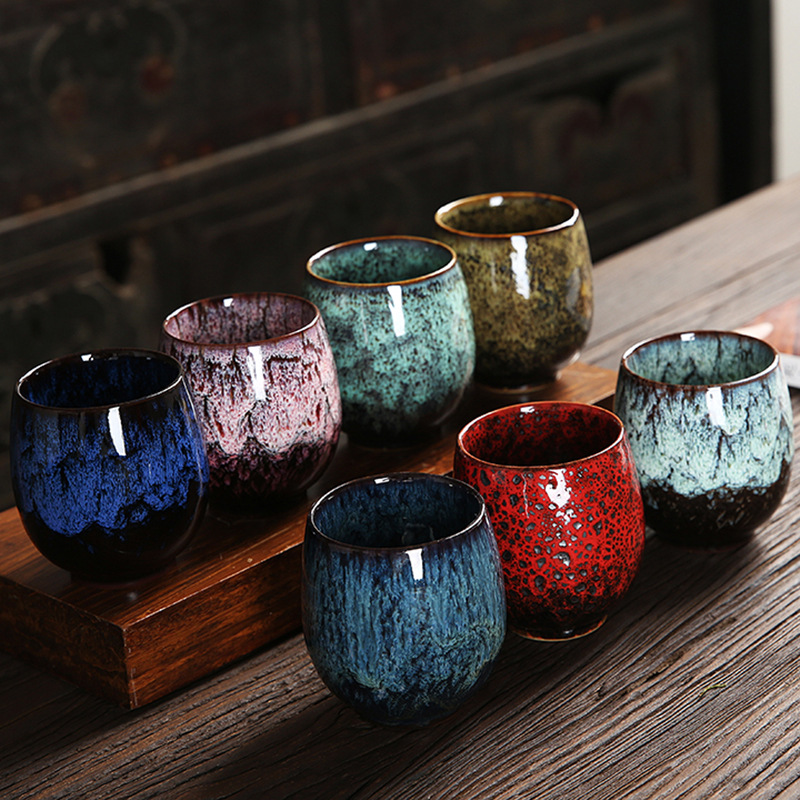 150ML Chinese Kung Fu Japanese Style Ceramic Clay Tea Service Arabic Cup Porcelain Espresso Coffee Mug Tea Cup