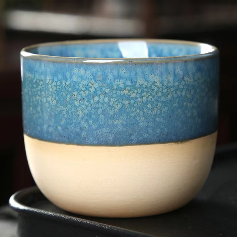 Japanese style handmade pottery mug ceramic tea cups espresso coffee cup ceramic colorful water mugs 150ml