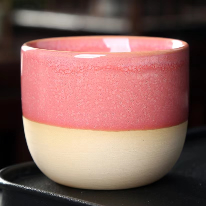 Japanese style handmade pottery mug ceramic tea cups espresso coffee cup ceramic colorful water mugs 150ml