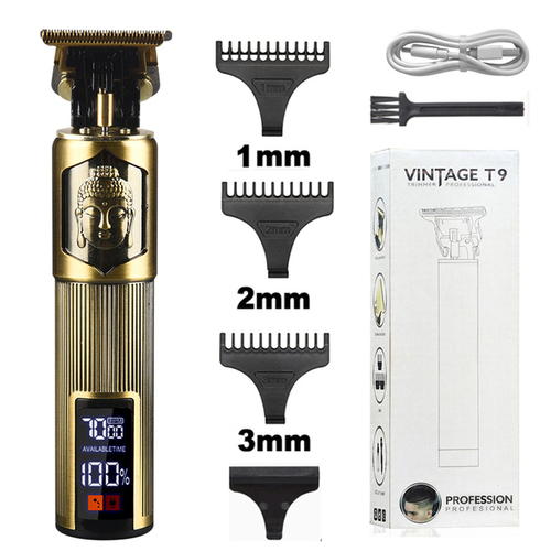 Hair Trimmer T9 Electric Hair Trimmer For Men Rechargeable Electric Shaver Beard Barber Hair Cutting Machine
