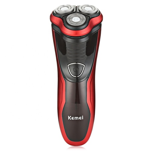 Kemei-9013 Electric Wasbare Shaver Rechargeable Rotary Men Razor Shaver with 3D Shaving Heads Hair Removal Scheren Machi