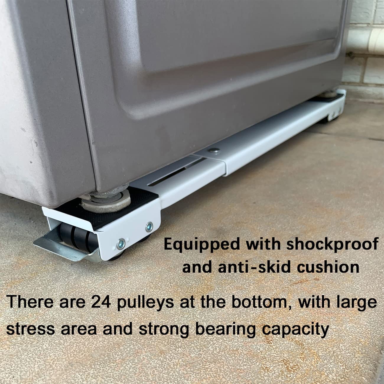 Heavy Duty Extensible Appliance Roller is Suitable for Washing Machines, Refrigerators, Dryers, Dishwashers