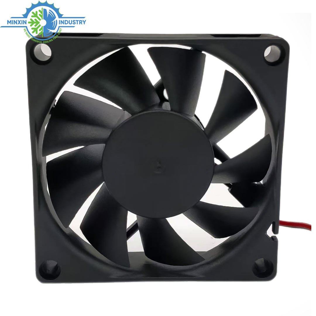 Chinese  Hot Sale 70x70x20mm 12v 24 Volt DC Exhaust Cooling Fan Suitable for Air Purifier Induction Cooker Dishwa