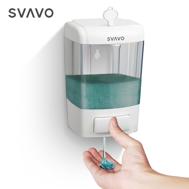 2022 Home Kitchen Wall Mounted 700ml crystal dishwash soap dispenser