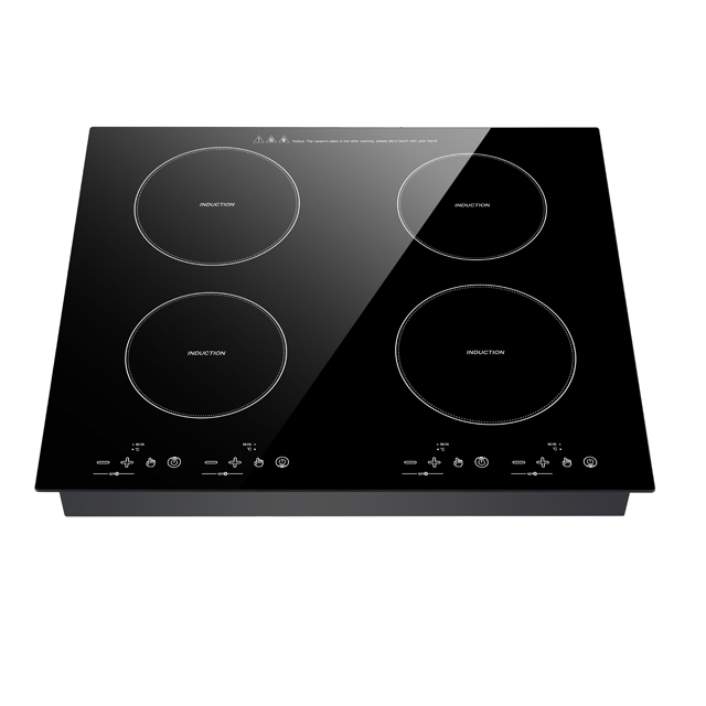 220V multifunctional 4 burner induction cooker cooktop  built in touch control induction stove