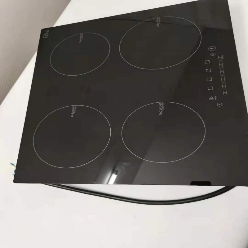 1800w four  Induction Burner with  Portable  black Induction Cooker Cooktop with Child Safety Lock & Timer