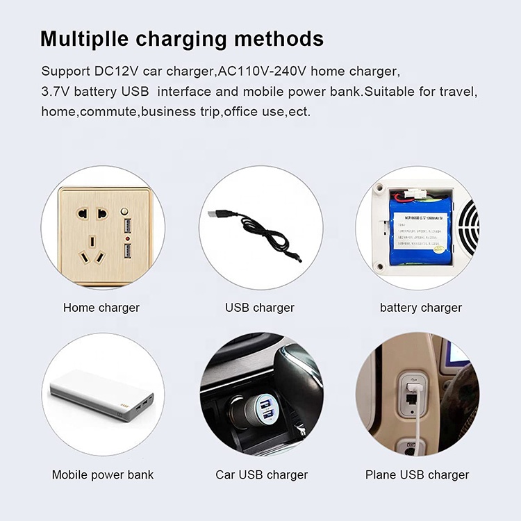 Portable Insulin Travel Camping Case Cooler USB Mini Insulin Refrigerator 10200MAH Battery Insulin Cooler With LCD Displ