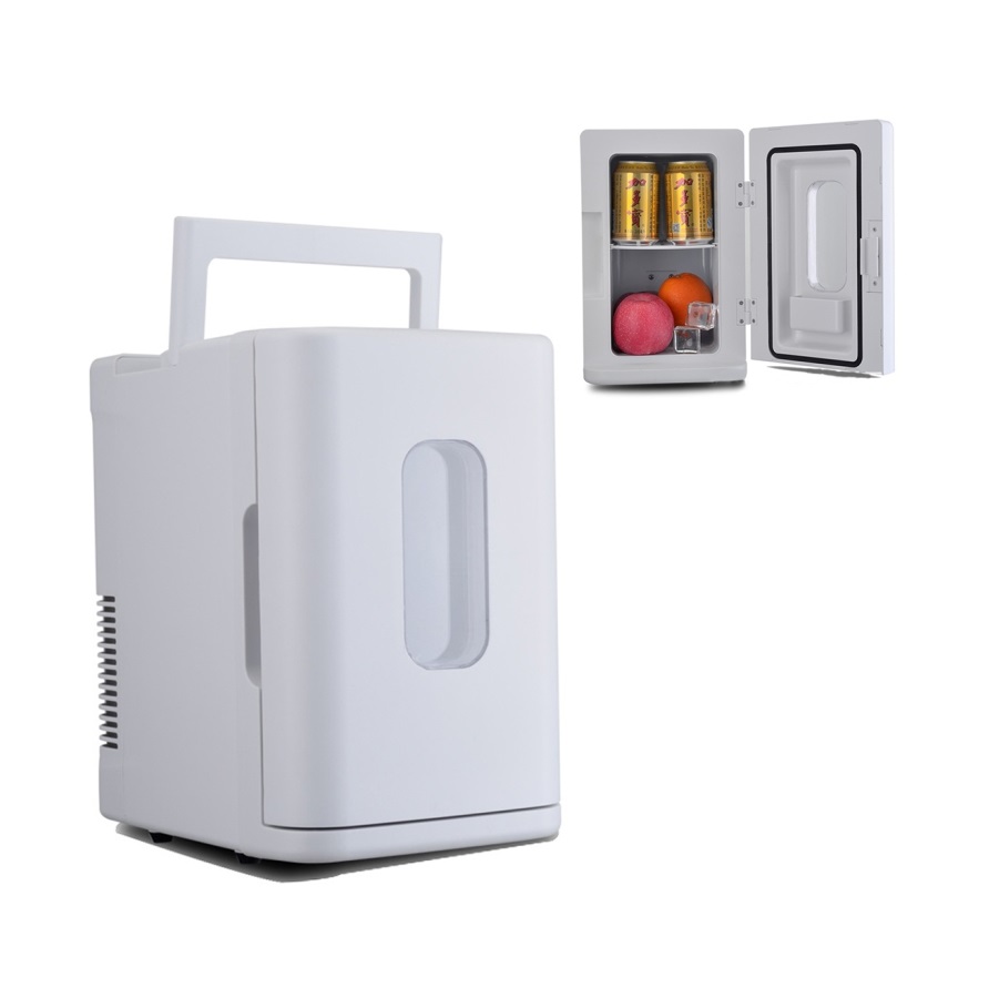  Portable 10L Makeup Fridge DC12V Small Refrigerator 10 Liter Hotel Car Mini Fridge Freezer