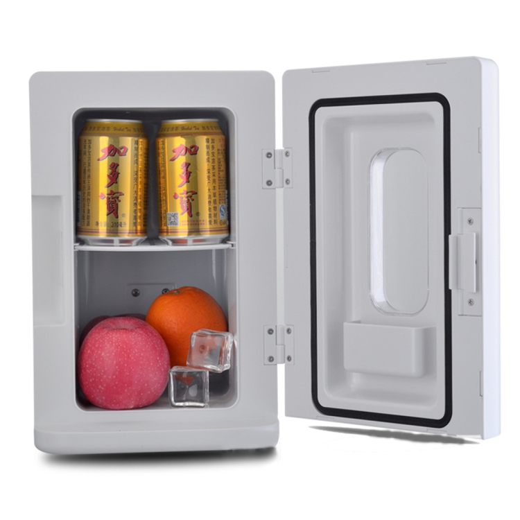  Portable 10L Makeup Fridge DC12V Small Refrigerator 10 Liter Hotel Car Mini Fridge Freezer