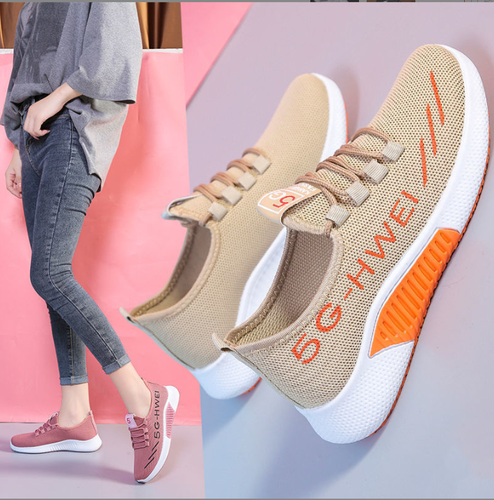 Ladies' Casual Breathable Running Shoes Lightweight, Comfortable Sneakers for Women's Walking