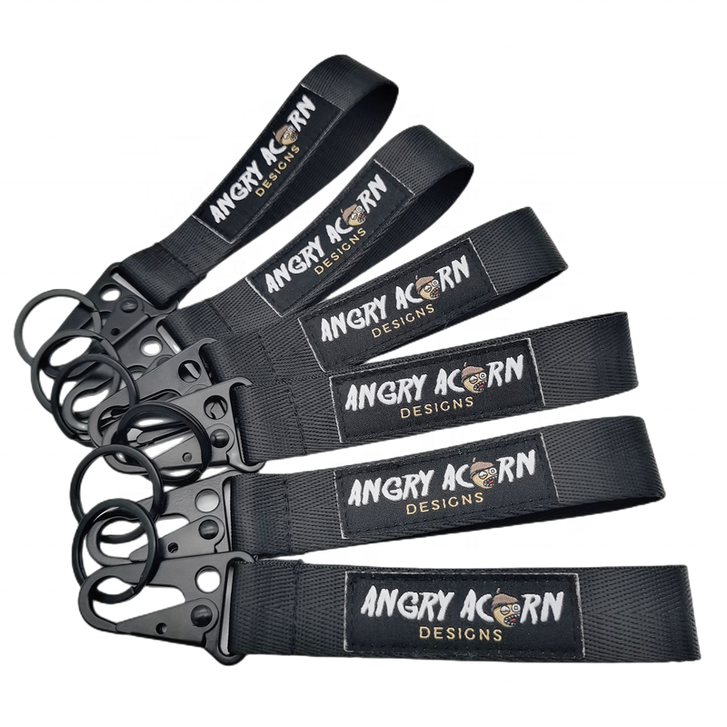  Flight Nylon Keyring Keychains JDM Racing Car Sport Fabric Key Holder Car Key Accessories Carabiner Lanyard Keych