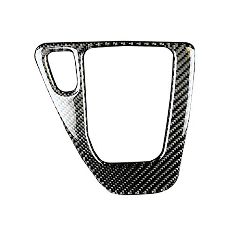 ES DJ3060 Interior Trim Carbon Fiber Gear Shift Control Panel Cover Sticker LHD Car styling For BMW E90 E92 E93 accessor
